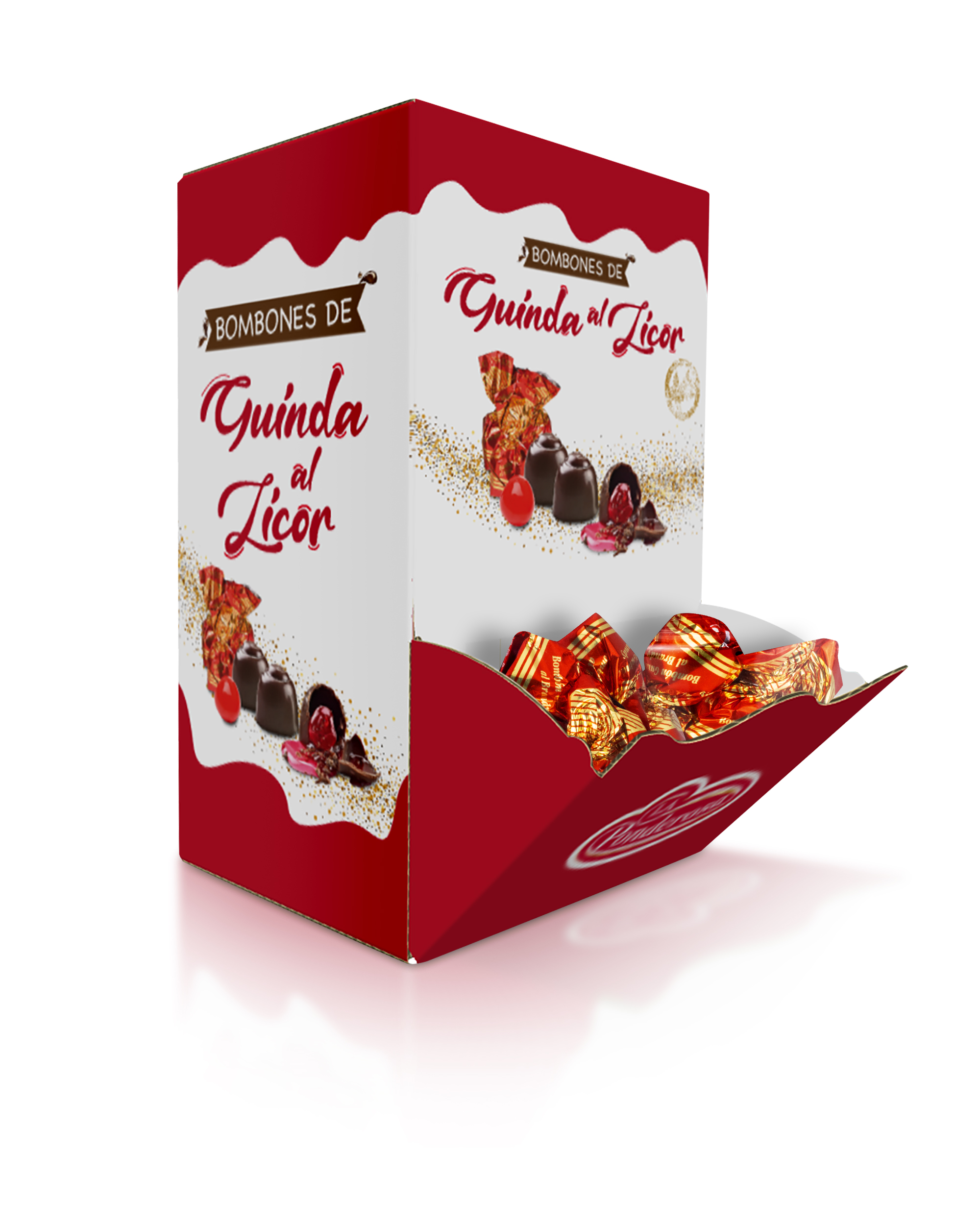 Dispensador de bombones Guinda al Licor
